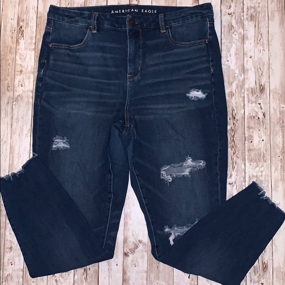 AE ripped high waisted “Dream Jean”